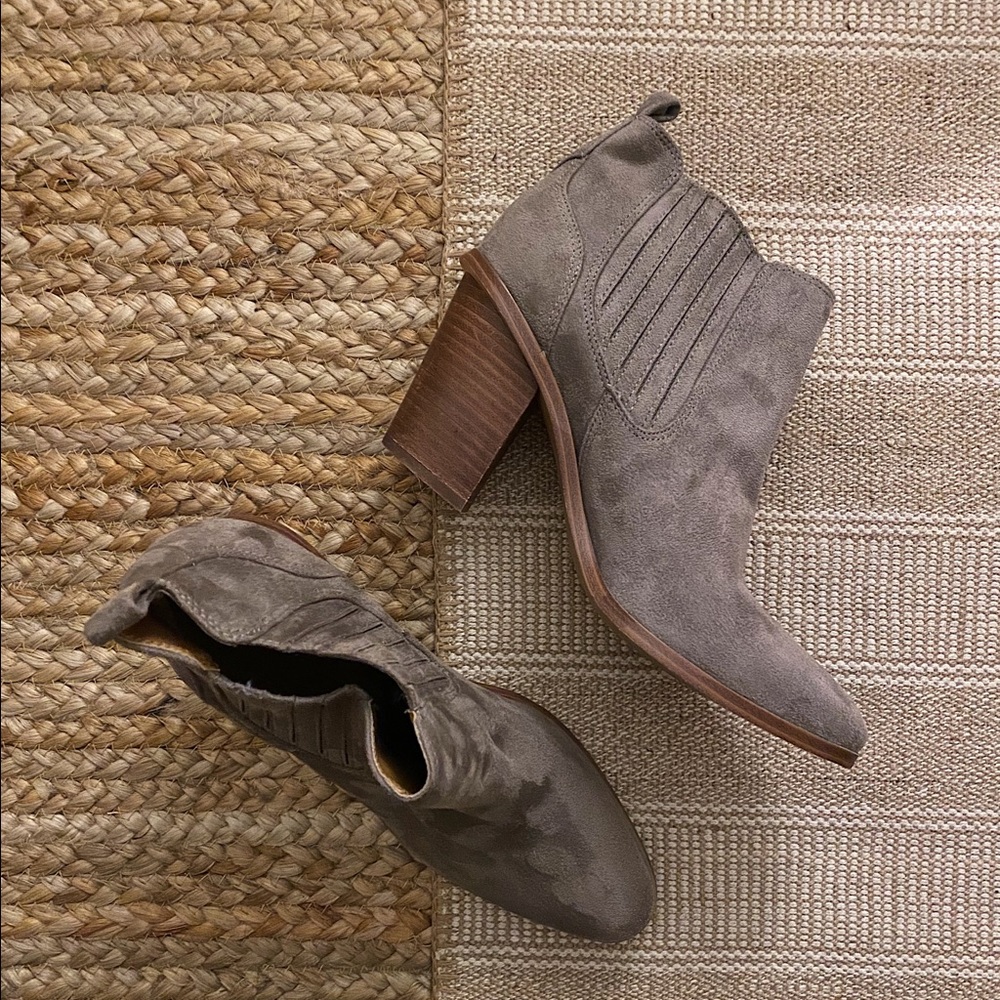 Nine West Block Heel Suede Bootie - image 4